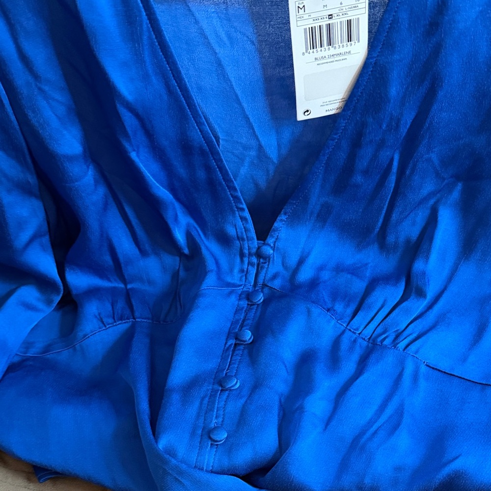 Mango button blouse - Picture 4 of 4